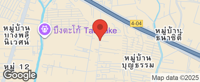 แผนที่ : บ้านเดี่ยว 2 ชั้น พฤกษ์ลดา บางพลี (ขนาด 50 ตร.ว. ทั้งโครงการมีเพียง 36 หลัง!) ซอยสุขาภิบาล6 บางพลี สมุทรปราการ