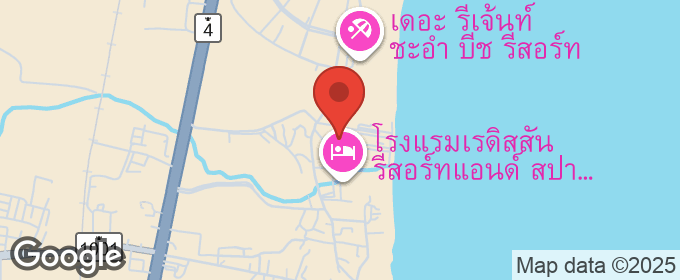 แผนที่ : ขายถูก ที่ดินแปลงเล็ก หาดสุขเสมอ ชะอำ