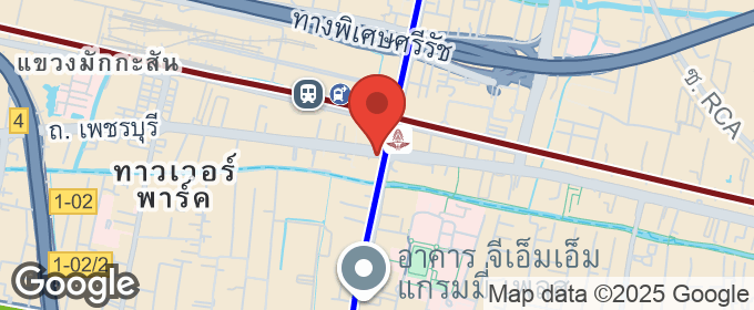 แผนที่ : Q asoke เพชรบุรีตัดใหม่ 2 Bed 1 bath ชั้น 34 เฟอร์ครบ มีระเบียง วิวเมืองสวยไม่บล็อค