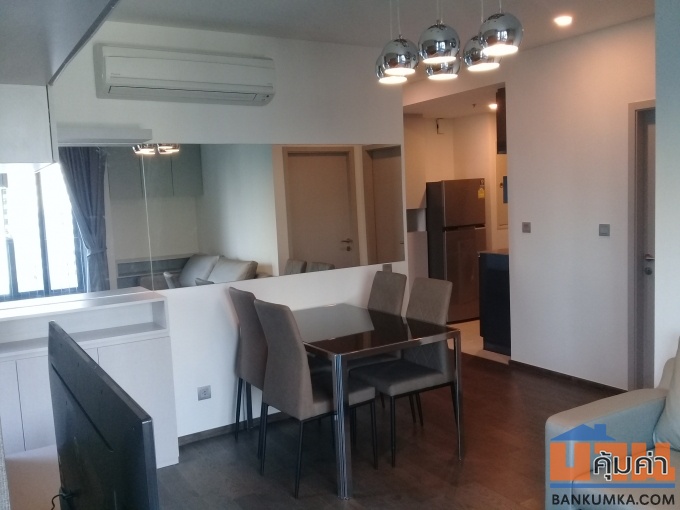 ไอดีโอ คิวสยาม ราชเทวี (ไม่เข้าซอย) 509/124 ห้องมุมวิว 2 ด้าน 2 นอน 2 น้ำ+มีอ่าง ห้องใหญ่ 62 ตรม.เฟอร์ครบ ที่สุดในชั้น