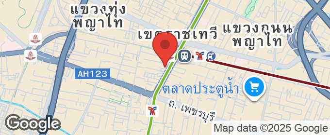 แผนที่ : ไอดีโอ คิวสยาม ราชเทวี (ไม่เข้าซอย) 509/124 ห้องมุมวิว 2 ด้าน 2 นอน 2 น้ำ+มีอ่าง ห้องใหญ่ 62 ตรม.เฟอร์ครบ ที่สุดในชั้น