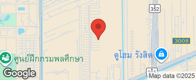 แผนที่ : ทาวน์โฮม2หลังติดกันพร้อมเฟอร์นิเจอร์ ราคาต่อรองได้ ซื่อตรง โคซี่ รังสิต คลอง6 เฟส2