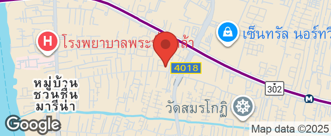 แผนที่ : บ้านสวนจันทิมา 2 บ้านแฝด ซอย นนทบุรี 8 ถนน เลี่ยง เมืองนนทบุรี