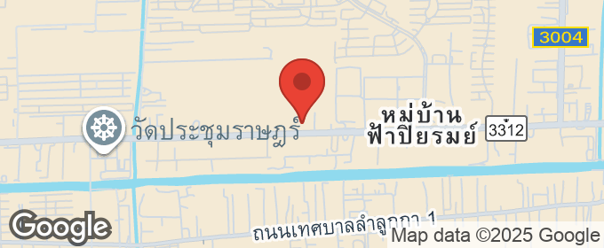 แผนที่ : ที่ดินติดถนน ลำลูกกา คลอง 6 เนื้อที่ 36 ไร่กว่า ใกล้โลตัส โฮมโปร รถไฟฟ้าสายสีเขียวเหนือ เดินทางสะดวก