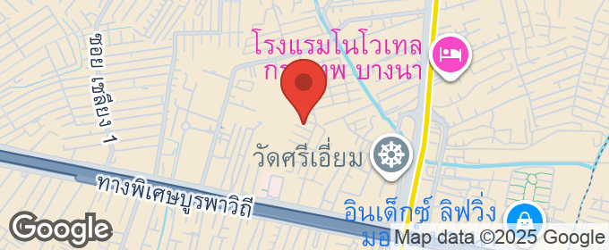 แผนที่ : ขายด่วนบ้าน 3 ชั้น 63.5 ตรว. พร้อมเฟอร์ฯ ม.แฟนตาเซียวิลล่า ใกล้เซ็นทรัลบางนา บ้านสวยสไตล์วินเทจ-วิคตอเรียน