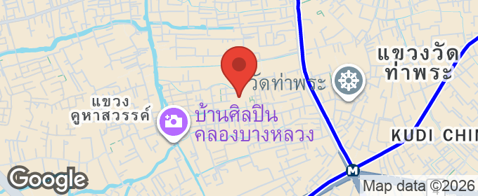 แผนที่ : ทาวน์เฮ้าส์ ซอย จรัญสนิทวงศ์ 3 หมู่บ้าน สมชาย ใกล้ BTS ท่าพระ