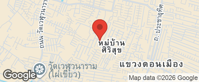 แผนที่ : ขาย บ้านเดี่ยว ศิริสุข ดอนเมือง ช่างอากาศอุทิศ 24