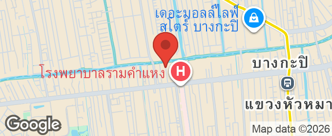 แผนที่ : สำนักงานให้เช่า ตึก H&R Tower