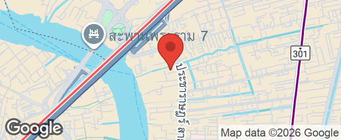 แผนที่ : ขายคอนโดวิวโค้งแม่น้ำเจ้าพระยา Chapter One Flow Bangpo ใกล้ MRT บางโพ และทางด่วนศรีรีชฯ