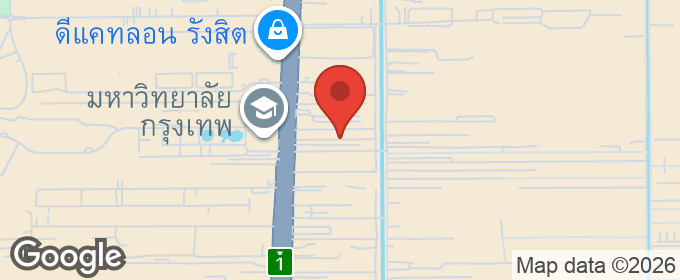 แผนที่ : ขาย Kave condo หน้าม.กรุงเทพ ตึกAชั้น6 ห้องมุม ราคาต่ำกว่าทุน เจ้าของขายเอง