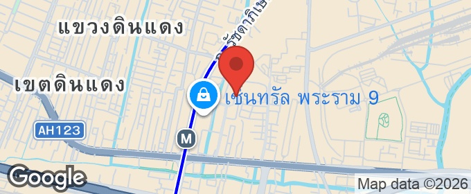 แผนที่ : ขาย!! คอนโดใจกลางย่านธุรกิจ Belle Grand Rama 9 (2 ห้องนอน ขนาด 77 ตร.ม.) เข้าพระราม 9 ซ.3 ห้วยขวาง กทม.