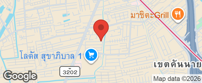 แผนที่ : ขายทาวเฮาส์ นวมินทร์90 32 ตร.ว. ตามสภาพ ราคา 1.5 ล้านบาท
