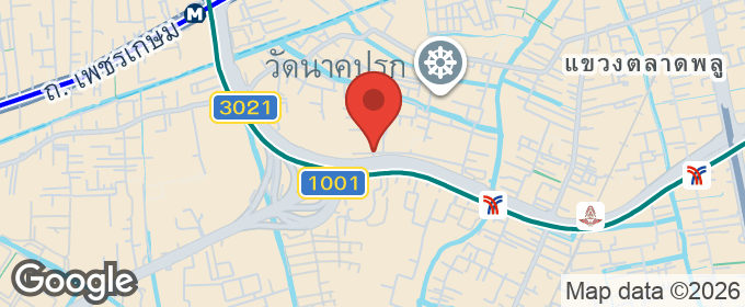 แผนที่ : ทาวน์โฮม 3 ชั้น ใจกลางย่าน สาทร-ตากสิน ใกล้ bts วุฒากาศ