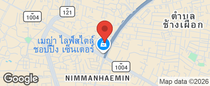 แผนที่ : เวียงพิงค์ คอนโด ทำเลดี ติดห้างเมญ่า นิมมาน อ.เมือง เชียงใหม่