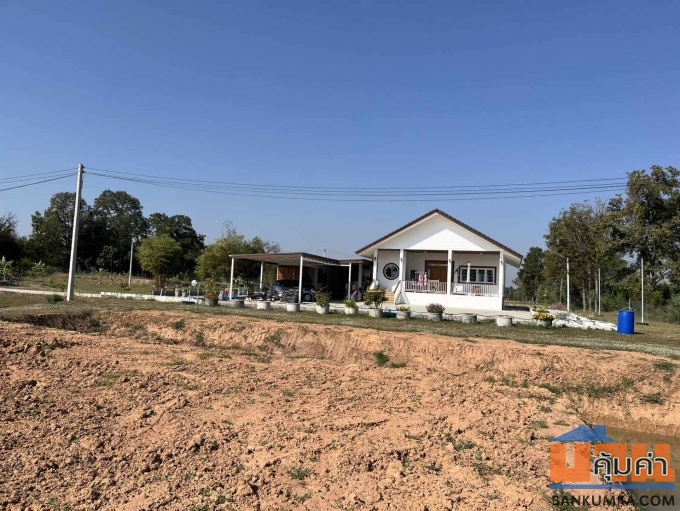 ขายถูกมาก!! บ้านสวนพร้อมสระน้ำ บนที่ดิน 6 ไร่ 2 งาน 30 ตร.ว. ทำเลดี อ.พล จ.ขอนแก่น ใกล้ห้างโลตัส