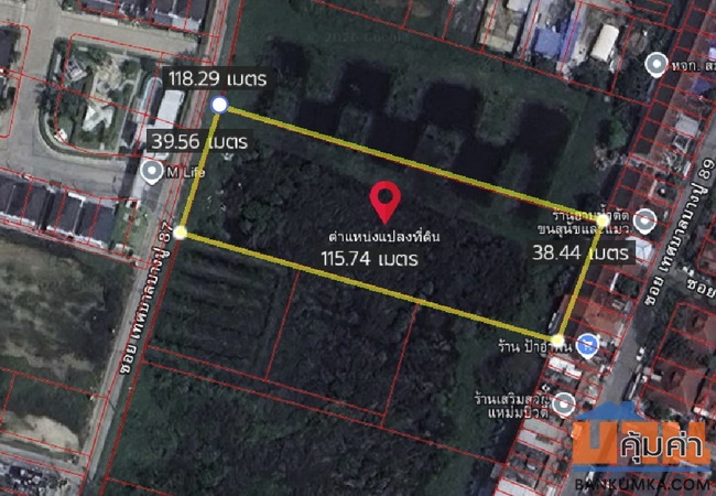 ขายที่ดิน ซอยเทศบาลบางปู 87 ถนนสุขุมวิท ตำบลบางปูใหม่ อำเภอเมือง สมุทรปราการ