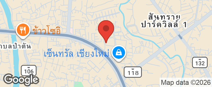 แผนที่ : D condo sign ห้องมุม คอนโดทำเลดีติด Central festival เชียงใหม่