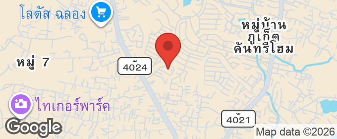 แผนที่ : บ้านเดี่ยว โมเดิร์น เนื้อที่ 795 ตรม. หมู่บ้าน 99 Phuket Andaman Tropical Home