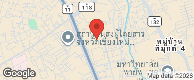 แผนที่ : คอนโด 2 ห้องนอน The Treasure ใกล้เซ็นทรัลเฟสติวัล เชียงใหม่