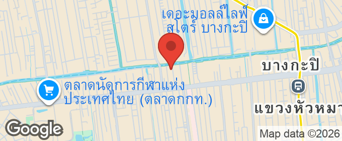 แผนที่ : สำนักงานให้เช่า รามคำเเหง 81/1