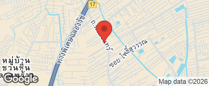 แผนที่ : ขายที่ดินเปล่าถมแล้วติดถนนนวลจันทร์ กรุงเทพมหานคร