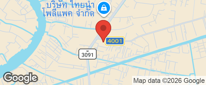 แผนที่ : ขายที่ดินเปล่า ถมแล้ว พื้นที่สีส้ม อ.กระทุ่มแบน จ.สมุทรสาคร 5 ไร่ 3 งาน 27 ตร.วา