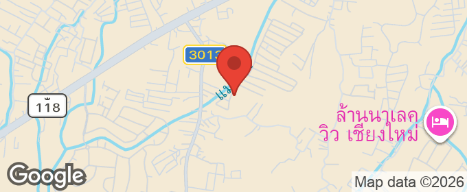 แผนที่ : บ้านพูลวิลล่า 2 ชั้น Modern & Contemporary สร้างบรรยากาศโปร่งโล่ง สบาย บนทำเลดอยสะเก็ด ใกล้เซ็นทรัลเชียงใหม่ เพียง 15 นา