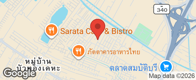 แผนที่ : ทาวน์เฮ้าส์บัวทองธานี,นนทบุรี ขนาด 29.9 ตร.ว.