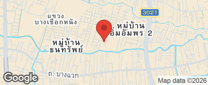 แผนที่ : ขายที่ดินเปล่า ม.อิ่มอัมพร2 ราชพฤกษ์ เนื้อที่ 1-3-42 ไร่ ติดคลองบางเชือกหนัง