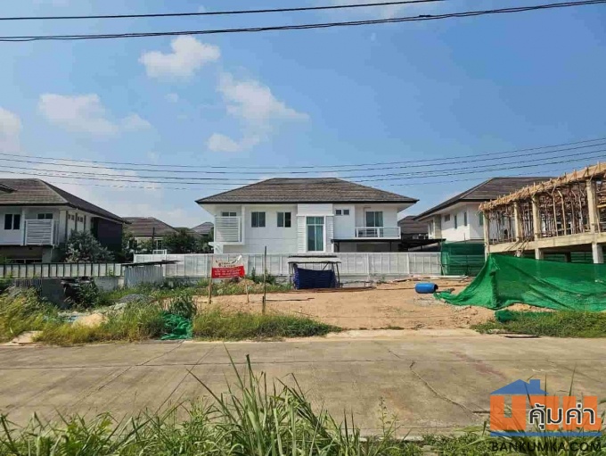 ขายถูกมาก!! ที่ดิน 91.8 ตร.ว. อยู่ในหมู่บ้านณุศาศิริ ถ.กรุงเทพกรีฑา ใกล้มอเตอร์เวย์ รถไฟฟ้า รร.นานาชาติฯ