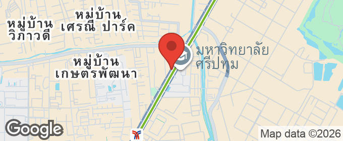 แผนที่ : Cobe Kaset-Sripathum เช่า Studio พร้อมเข้าอยู่ สิ่งอำนวยความสะดวกครบครัน