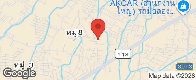 แผนที่ : บ้านพูลวิลลาสไตล์รีสอร์ต 1-0-09 ไร่ พร้อมสวนน้ำตก อ.สันทราย เชียงใหม่ ใกล้ Central Festival 15 นาที