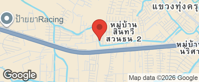 แผนที่ : หมู่บ้าน สินทวี สวนธน 2 บ้านเดี่ยว ซอย ประชาอุทิศ 76 ขายถูก