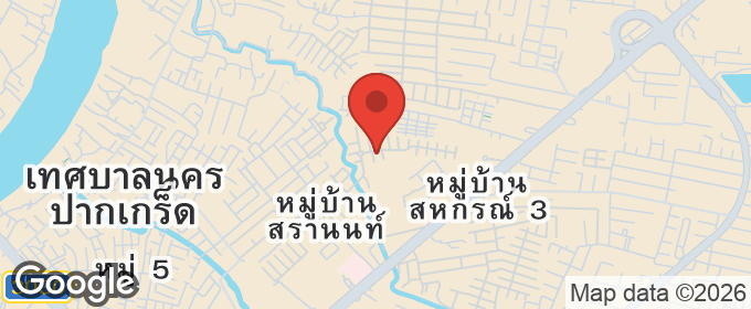 แผนที่ : ✨ขายราคาพิเศษ✨ ทาวน์โฮม 3.5 ชั้น ม.สรานนท์ 4ห้องนอน 3ห้องน้ำ [ติวานนท์-ปากเกร็ด] บ้านเลขที่ 78/101 🔆 ขนาด 18 ตร.ว. 🔆