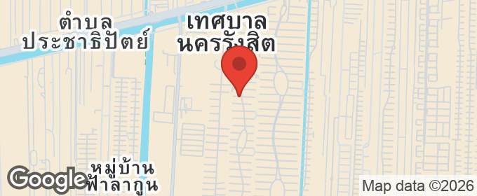 แผนที่ : ขายราคาพิเศษ บ้านเดี่ยว 2 ชั้น 123 ตรว. ม.สีวลี รังสิต1 5 ห้องนอน 3 ห้องน้ำ บ้านหลังใหญ่ ทำเลหลังมุม ถนนเมน ฟังชั่นดีเยี