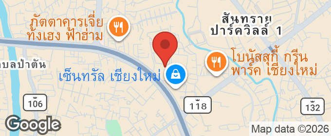 แผนที่ : ขายด่วน! ดีคอนโด ริน เชียงใหม่ (DCondo Rin) ติดเซ็นทรัลเฟสฯ เชียงใหม่ — พร้อมอยู่ทันที
