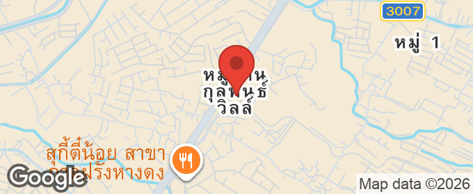 แผนที่ : บ้านใหม่ พร้อมเฟอร์นิเจอร์ พร้อมเข้าอยู่ โครงการกุลพันธ์วิลล์ 9 อ.หางดง เชียงใหม่