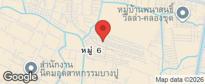 แผนที่ : ขายทาวน์เฮ้าส์ 2 ชั้น หมู่บ้านพฤกษา 28/1  ถนนแพรกษา 14 หลังมุม ใกล้นิคมบางปู