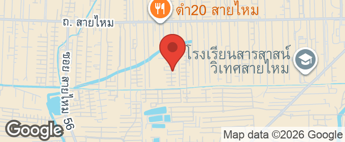 แผนที่ : ขายบ้านเดี่ยว 2ชั้น หมู่บ้านวิลล่าโนวา สายไหม-วัชรพล หลังมุม ใกล้ทางด่วนและรถไฟฟ้าสายสีเขียว