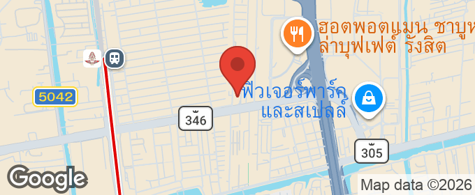 แผนที่ : ขายตึกแถว รังสิต ปทุมธานี ขายถูกราคาต่ำกว่าราคาตลาด ใกล้แหล่งชุมชน ตลาด