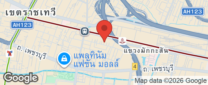 แผนที่ : ขายอาคารพาณิชย์ 4 ชั้น ซอยราชปรารภ 8  ใกล้ BTS ราชเทวี / BTS พญาไท,ตลาดประตูน้ำ