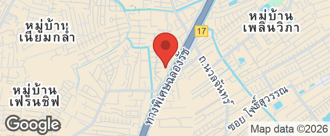 แผนที่ : ขายบ้านเดี่ยว 2 ชั้น 176 ตร.ว. เลียบด่วนรามอินทรา ซอยประดิษฐ์มนูธรรม 29  ใกล้ทางด่วนฉลองรัช