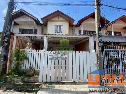 หมู่บ้าน นิลุบล วิลล์ Nilubon Ville เทพารักษ์ ทาวน์เฮ้าส์ 2 ชั้น พร้อมอยู่ ใกล้บิ๊กซี บางพลี