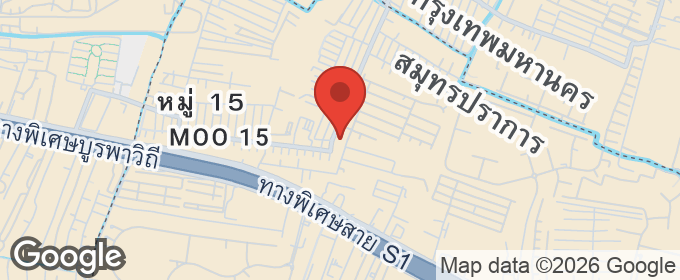 แผนที่ : ขายทาวน์โฮม 2 ชั้น หมู่บ้านบางนาวิลล่า กม.5 ใกล้ถนนใหญ่