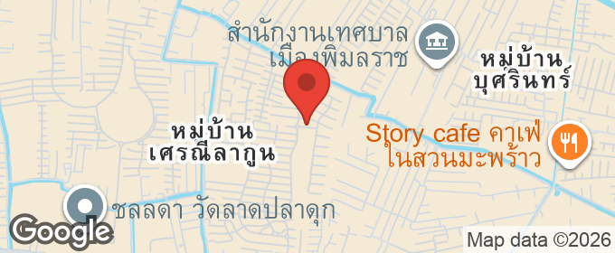 แผนที่ : ขายที่ดินเปล่า 84 ตรว. หมู่บ้านชัยพฤกษ์ บางบัวทอง นนทบุรี