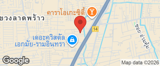 แผนที่ : ขายบ้านเดี่ยว 2 ชั้น หมู่บ้านสิริทาวารา เอกมัย–รามอินทรา (ติดถนนใหญ่ประดิษฐ์มนูธรรม) หลังมุม เนื้อที่ 129.50 ตร.ว. ใกล้เ
