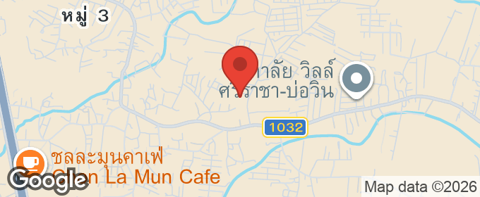 แผนที่ : ขายตึกแถว3ชั้น ที่ดิน1ไร่ ศรีราชา ชลบุรี ตลาดข๊ง