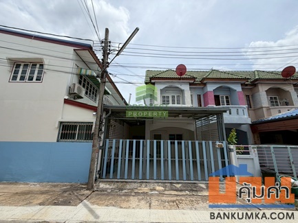 ขายทาวน์เฮ้าส์ หมู่บ้าน กานต์มณี เลควิว บางกรวย - ไทรน้อย เนื้อที่ 27 ตร.ว ทำเลดี ต่อเติมเต็ม