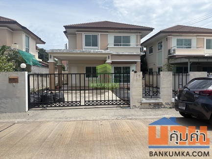 บ้านเดี่ยว 2 ชั้น หมู่บ้านศรีเทพไทย พาร์ควิลล์ บางสมัคร บ้านพร้อมเฟอร์ ใกล้บางนา-ตราด กม.43