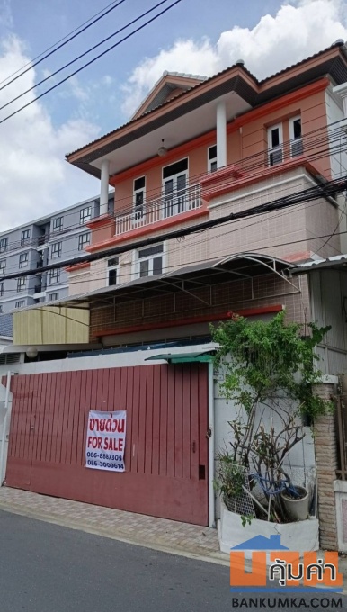 ขายบ้านเดี่ยว 3 ชั้น ม.ชัยณรงค์ เนื้อที่ 63 ตรว. ทำเลรัชดา สุทธิสาร ห้วยขวาง